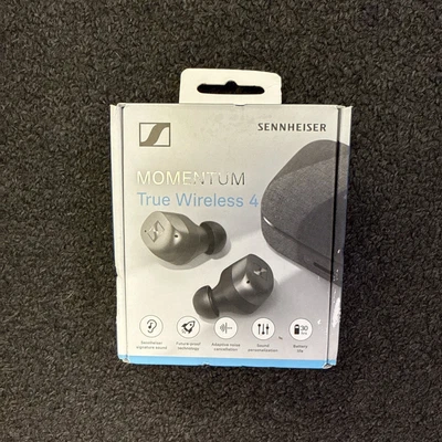 Sennheiser MOMENTUM True Wireless 4  Black Graphite Earbuds [AUTHENTIC/NEW] - Image 1 of 4