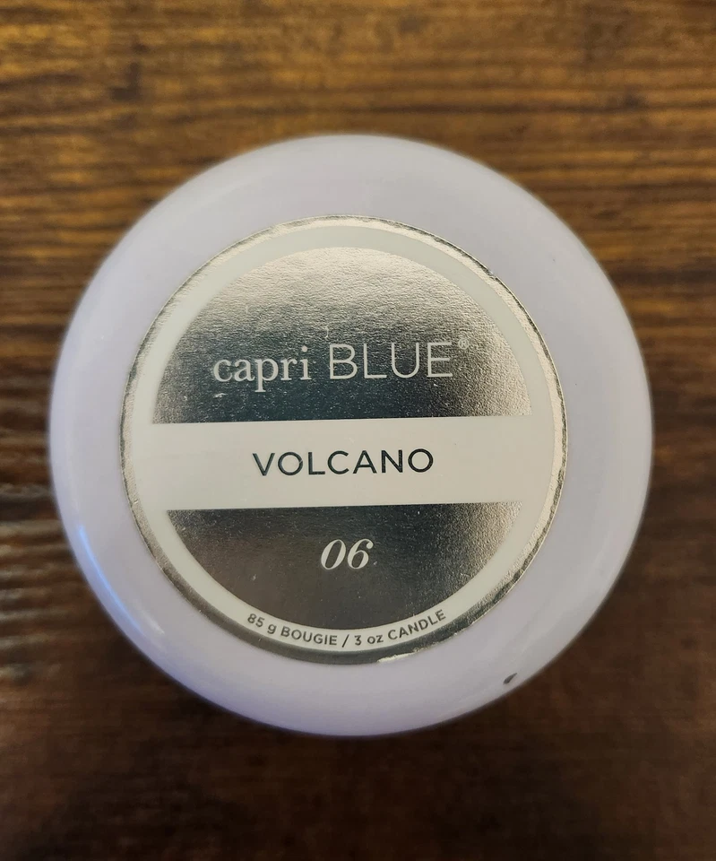 Capri 蓝色火山白色迷你锡,3 盎司(全新) — 第 1/4 张图片