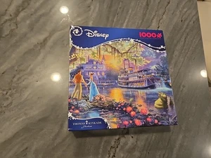 Disney Thomas Kinkade Studios Die Prinzessin und der Frosch 1000 Puzzle Neu Ceaco - Bild 1 von 6
