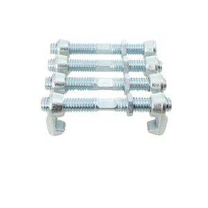Paquete de 4 abrazaderas de tornillo para contenedor de envío 280 mm acero al carbono puente conexión - Imagen 1 de 12