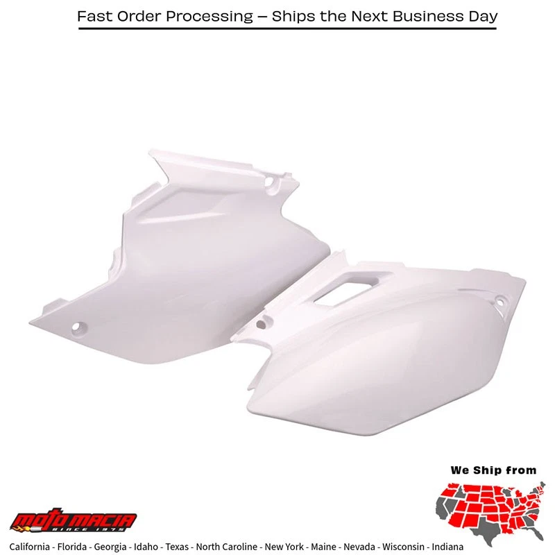 PANELES LATERALES BLANCOS YAMAHA WR250F 2003-2006 YAMAHA WR450F 2003-2006 Foto 1 de 1