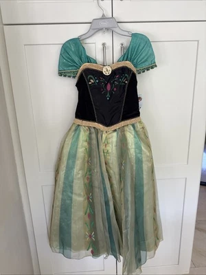 NUEVO Vestido Coronación Anna Frozen Disney Store Disfraz De Lujo 7/8 ORIGINAL 2013 Foto 1 de 4