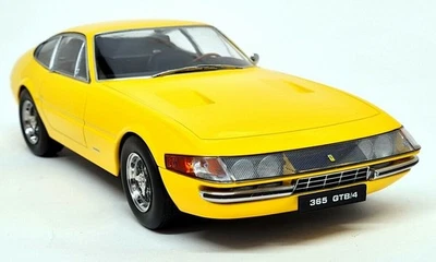 KK 1/18 - Ferrari 365 GTB/4 Daytona 1969 Yellow Diecast Model Car - Image 1 of 4