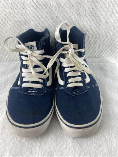 Vans Off The Wall Sneaker Alta Uomo Taglia 11 1 2 Blu 500714 Skateboard