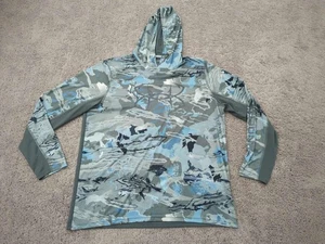 Under Armour Sudadera con Capucha Para Hombres XXL Azul Shorebreak Camuflaje Pullover Suelto Iso-Chill - Imagen 1 de 10