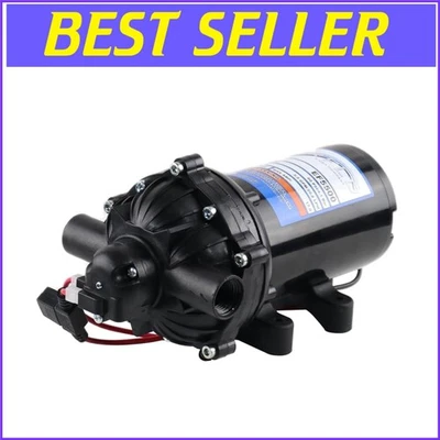 Powerful 12V Diaphragm Pump with 5.5 GPM Flow Rate for Efficient Spraying - Image 1 of 4