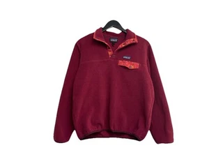 Patagonia Synchilla Red Snap T Pocket Tribal Details 2017 Small Pullover Fleece - Bild 1 von 12