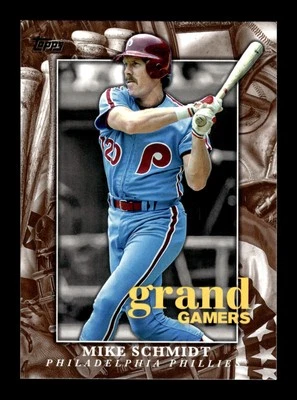2024 Topps Series 1 Grand Gamers #GOG-5 Mike Schmidt - Philadelphia Phillies - Image 1 of 2