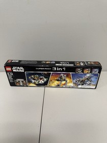 LEGO Star Wars Super Pack 3 in 1 66542 Complete Set 267 pcs Microfighters 3 Min&hellip;