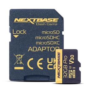 Tarjeta Micro SD U3 Nextbase 32GB - Incluye Adaptador Micro SD a SD - Ultra Alta - Imagen 1 de 5