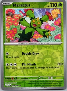 Maractus SV: Paldean Fates 003/091 Reverse Holo - Picture 1 of 2