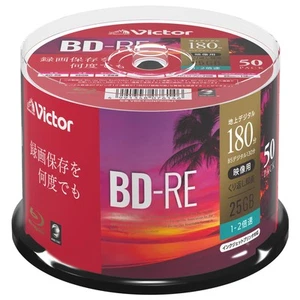 Victor Repeat Recording BD-RE VBE130NP50SJ1 (Single Side 1 Layer/1-2x Spe - Picture 1 of 4