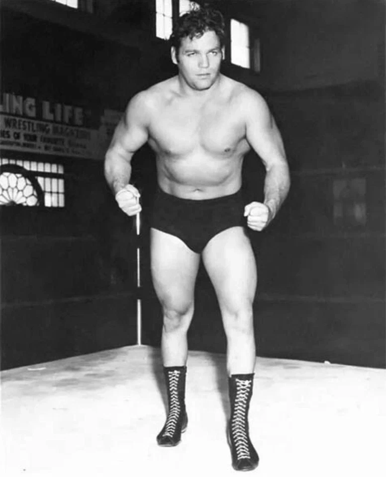 Póster impreso brillante 8x10 de lucha libre de la NWA con foto de lucha libre campeón ANGELO POFFO Foto 1 de 1