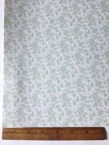 3 hojas de papel tapiz Green Toile para casa de muñecas escala 1:12 NOS MiniGráficos originales Sc - Imagen 1 de 4