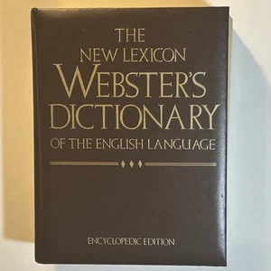 Gilded Pages Gold The New Lexicon Webster's Dictionary of the English Language - Imagen 1 de 12