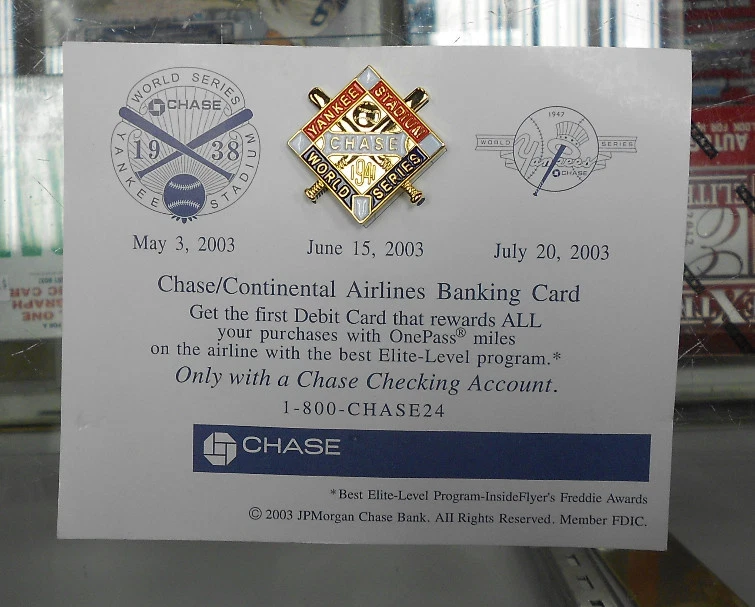 New York Yankees  1941 World Series Pin SGA 6/15/2003 Chase Pin - Image 1 of 1