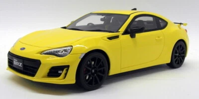 Kyosho 1/18 Scale Resin - KSR18027Y Subaru BRZ GT Yellow - Image 1 of 4