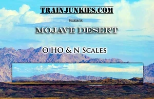 TrainJunkies Mojave Desert Model Railroad Backdrop - Picture 1 of 6