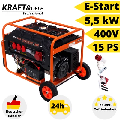 Stromerzeuger Benzin Stromaggregat Notstromaggregat Stromgenerator Leise 400V - Bild 1 von 4