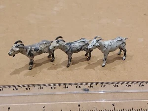 Vintage Britains Hollowcast Goats X3 - Bild 1 von 6