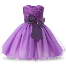 Princess Flower Tutu Dress Wedding Birthday Party Kids Dresses For Girls Gift