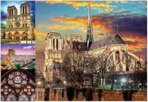 Notra Dame France Educa  1000 Piece Jigsaw Puzzle - Picture 1 of 3