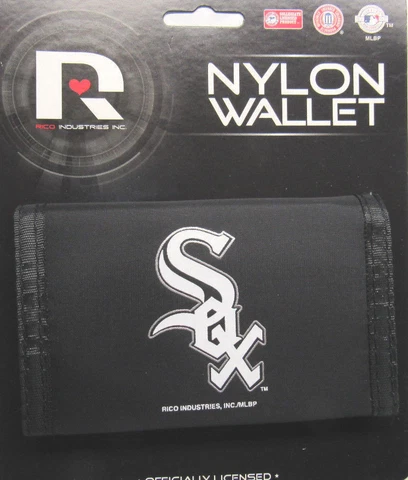 MLB Chicago White Sox Printed Tri-Fold Nylon Wallet by Rico Industries Cover