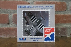 Daron Postage Stamp Diecast Airplane New in Box P-47 Thunderbolt - Picture 1 of 3