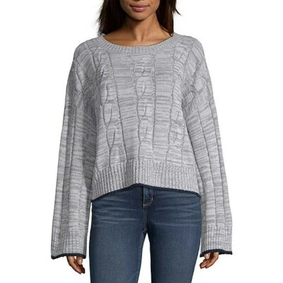 A.N.A - Suéter gris con hombros caídos    Foto 1 de 4