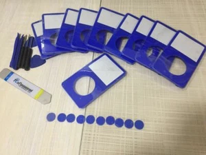 10X BLUE Front Faceplate Housing Case Cover + Button iPod Video 30/60/80GB - Picture 1 of 12