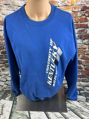 Sudadera De Colección Años 90 Universidad De Kentucky Wildcats Azul Talla L Foto 1 de 4