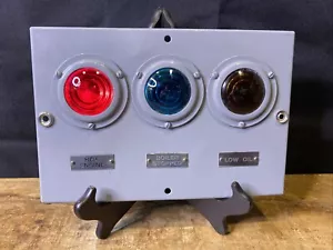 GM Electro-Motive Division Eisenbahn Diesellok Warnleuchten Tafel NOS - Bild 1 von 14