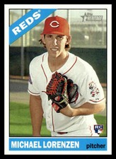 2015 Topps Heritage High Number Michael Lorenzen  Rookie 660 Cincinnati Reds
