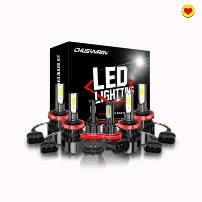 Combo faros LED altos/bajos para Lexus CT200h 2011-2017 6X + faros antiniebla bombillas 6000 k Foto 1 de 4