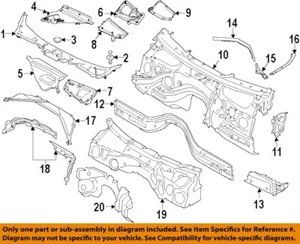 BMW OEM 11-25 228i xDrive Capucha Capucha-Cowl Rejilla Enchufe 07147255351 - Imagen 1 de 1