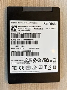SanDisk X600 256GB 2.5 inch SSD Windows 11 Pro Preinstall FREE SHIPPING - Afbeelding 1 van 3