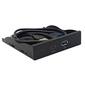 2 Ports 5Gbps Front Panel USB3.0 + TypeC HUB for 5.25inch Computer Chassis HDD - Afbeelding 1 van 8