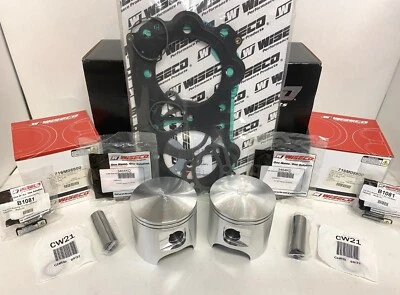 WISECO WK1211 PISTON KIT + BEARINGS 951cc LRV XP GTX SPORTSTER SEA-DOO 950 PWC - Image 1 of 4