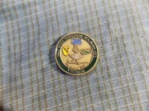 MAJ. FRED FERGUSON US Army Retired Jan 31, 1968 VIETNAM Challenge Coin 1 3/4" VG - Picture 1 of 2