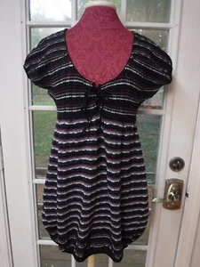 Free People Wool&Acrylic Striped Tunic Style Sweaterdress Women S/P ~Excellent~ - Picture 1 of 12
