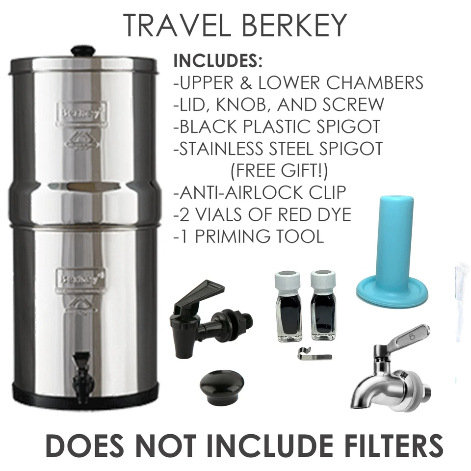Reise Berkey NUR Einheit/Gehäuse - Open Box (Filter NICHT enthalten BITTE LESEN) - Bild 1 von 1