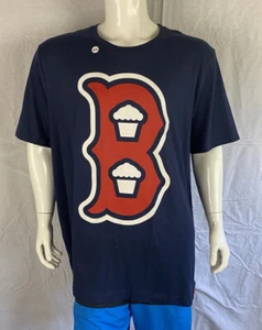Johnny Cupcakes NEW Boston Red Sox Front Logo Black T Shirt, Men's Size 3XL - Picture 1 of 6