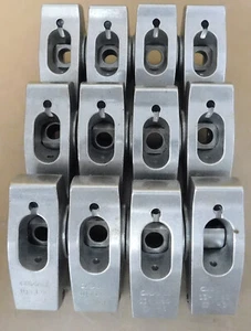 GM 19210729 Aluminum Rocker Arms, SB Chevy Guided, 1.60 Ratio, 3/8" Stud, 12 Pcs - Picture 1 of 3