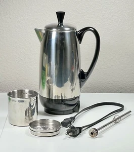 Farberware 2-12 Cup Coffee Maker Percolator Model FCP412 TESTED and WORKS GREAT - Picture 1 of 11