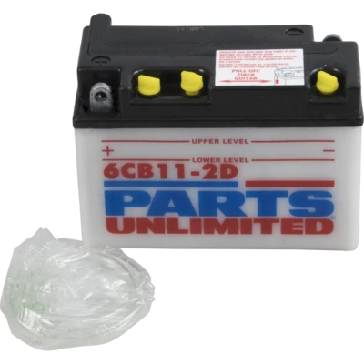 Piezas Ilimitadas - 6CB112D - 6V Batería Convencional Honda,Yamaha C70 Passport,CV Foto 1 de 3