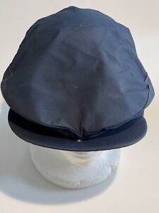 Vtg Columbia Sportswear Newsboy Cap Blue Adjustable Cabbie Hat Made USA