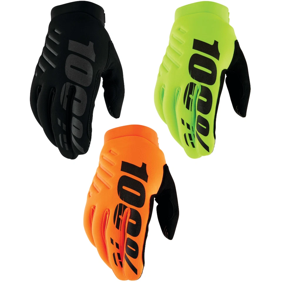 100% Brisker Cold Weather Youth Kids Gloves MTB Mountain Bike BMX MX Winter New - image 1 of 1