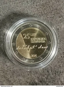 2 EURO COMMEMORATIVE SLOVENIE SLOVENIA 2016 / SOUS CAPSULE - Picture 1 of 2