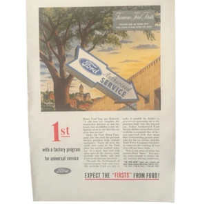 Vintage 1945 Ford Firsts Specialized Tools Ad Advertisement - Picture 1 of 4