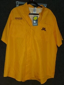 Minnesota Gophers Button Down Size Large By Proedge Apparel Nwt - Picture 1 of 6